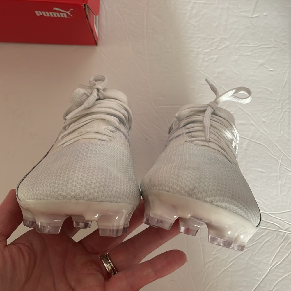 Puma white/black/spring lavender Ultra Match bl gf/ag  clear women’s size 8 - Picture 8 of 14